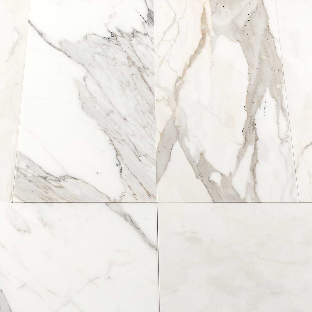 CALACATTA ORO White 12X24 Polished Marble Tile
