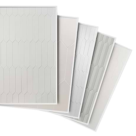 Sample Bundle 5 Best Selling White Picket Porcelain and Ceramic Tiles