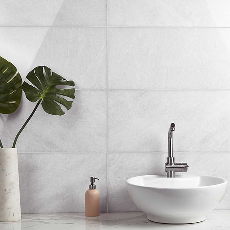Snow White 12x24 Polished Marble Tile