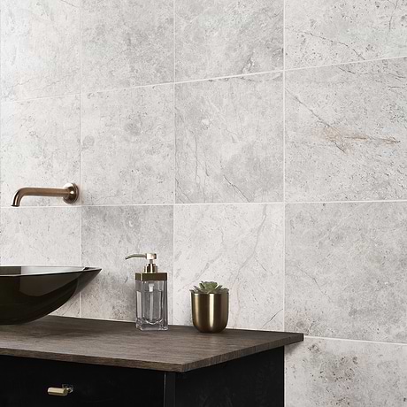 Tundra Gray 12x12 Honed Limestone Tile