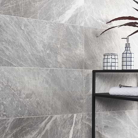 Nordic Gray 12x24 Honed Marble Tile