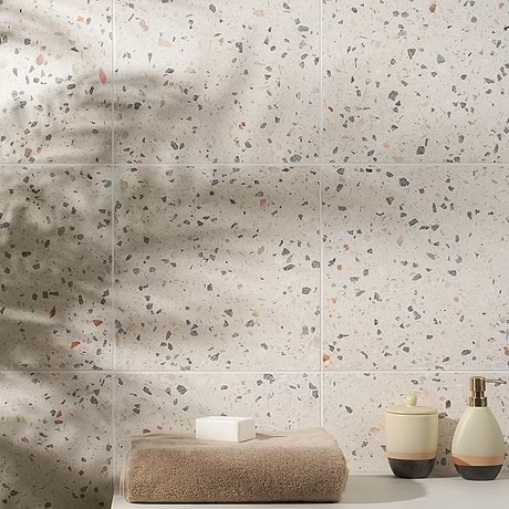 True Terrazzo Sonora Beige 16x16 Polished Terrazzo Tile