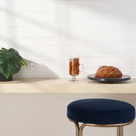 Reverb Multilevel White 12x36 3D Matte Ceramic Tile