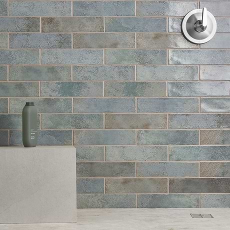 Kalay Green 3x12 Glossy Ceramic Subway Tile