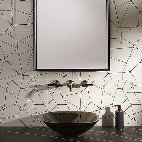 Faber White 16X32 Matte Porcleain Tile