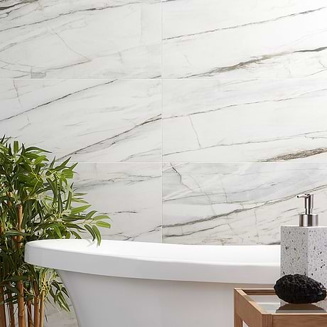 dreamstone Carpaccio White 12x24 Matte Porcelain Tile