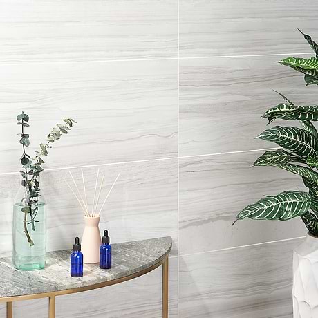 DreamStone Luminus White 12x24 Polished Porcelain Tile