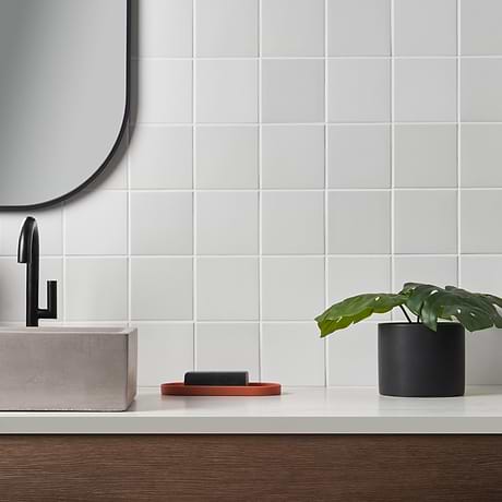 Born White 5x5 Matte Porcelain Tile