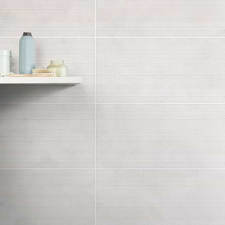 Simena Linear Cream Beige 12x24 Textured Limestone Tile