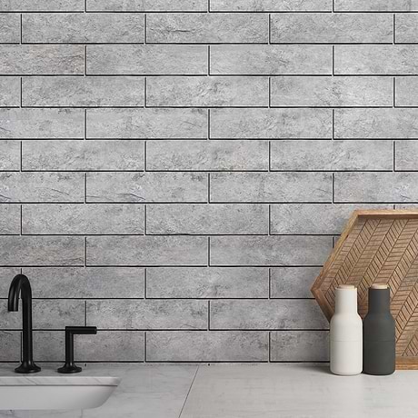 Tundra Gray Splitface 3x12 Textured Limestone Tile