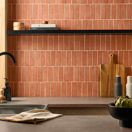 Terra Cortona 2x6 Matte Terracotta Tile