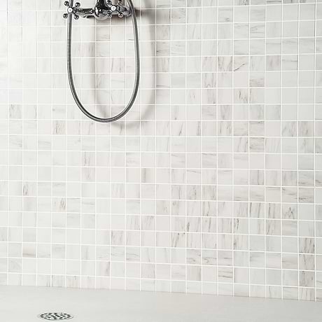 dreamstone Dolomite Snow White 2x2 Matte Porcelain Mosaic