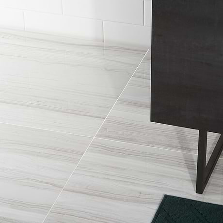 DreamStone Luminus White 24x48 Polished Porcelain Tile