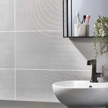 Wonderland Shine White 12x36 3D Polished Ceramic Tile