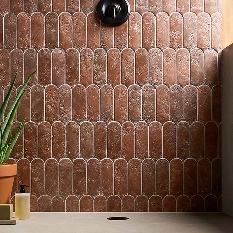 Corali Canyon Terracotta 3x9 Textured Matte Ceramic Tile