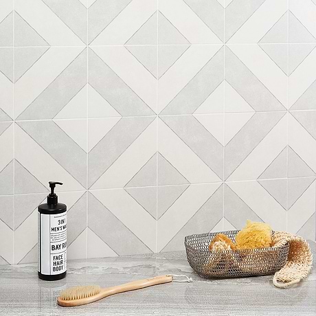 Auteur Jewel Ash Gray 9x9 Matte Porcelain Tile