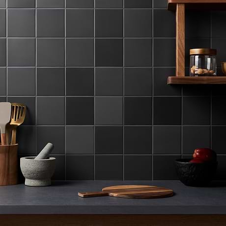 Born Charcoal Gray 5x5 Matte Porcelain Tile