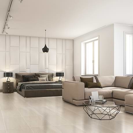 Karo Sand Beige 12x24 Matte Porcelain Tile