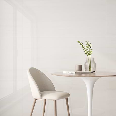 Minera Dolomite Warm White 24x48 Polished Porcelain Tile