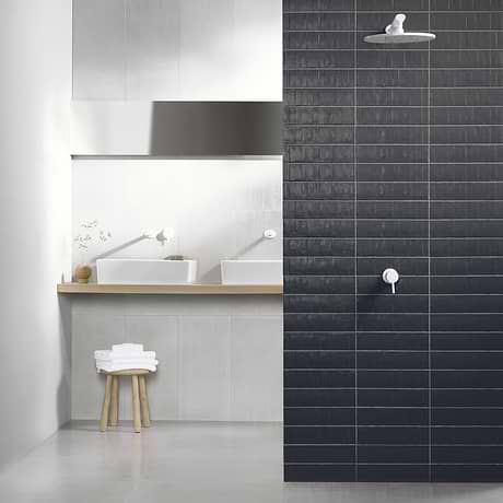 Rework Gray Blue 3x12 Matte Porcelain Subway Tile