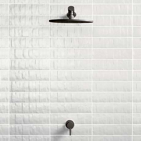 Rework Plaster White 3x12 Matte Porcelain Subway Tile