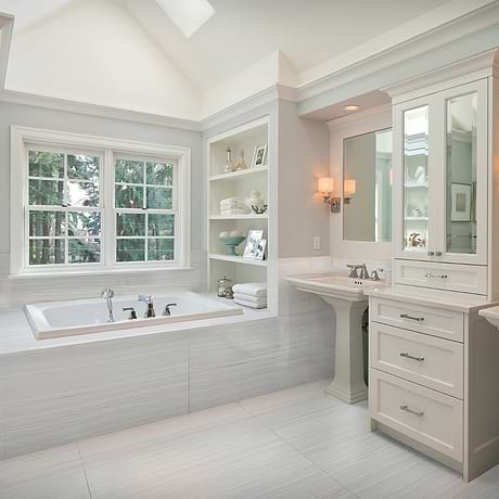 Miles Bright White 12x24 Matte Porcelain Tile