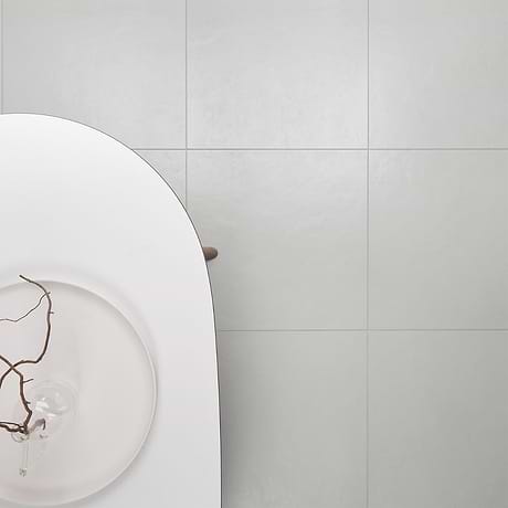 Rethink Plaster White 24x24 Matte Porcelain Tile