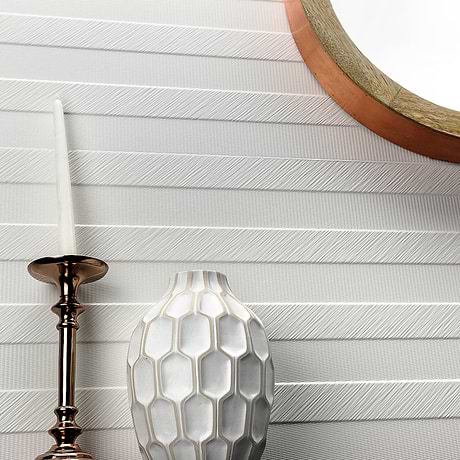 Klondike Yukon White 16x48 3D Matte Ceramic Tile