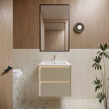 Piccoli Grande Sand Beige 36x36 Terrazzo Look Semi-Polished Porcelain Tile