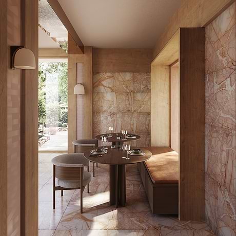 Sunset Magia Dolomite 24x24 Polished Marble Tile