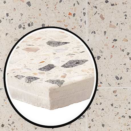 Terrazzo Sonora Beige 16x16 Polished Terrazzo Tile