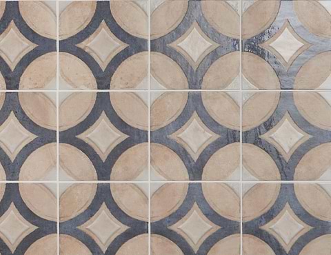 Encaustic & Concrete Look