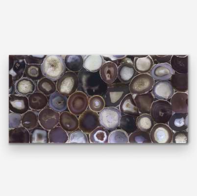 Agate Glass Wisteria Purple 18x36