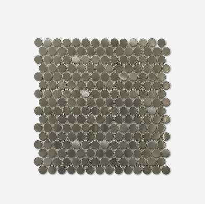 Stainless Steel Metal Copper Penny Mosaic
