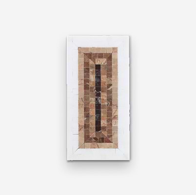 Ako Terracotta Rosa 4x9 Rectangle Micro Mosaic