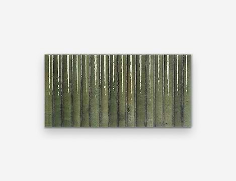 Curve Fluted Green 6x12