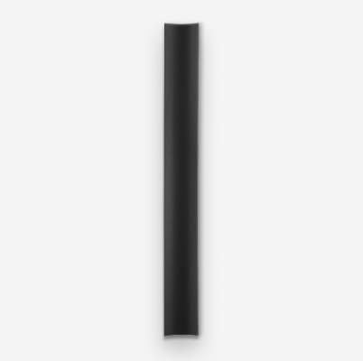 Roller Fluted 3D Column Black 4x36