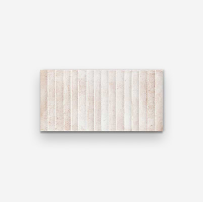 Curve Fluted White 6x12