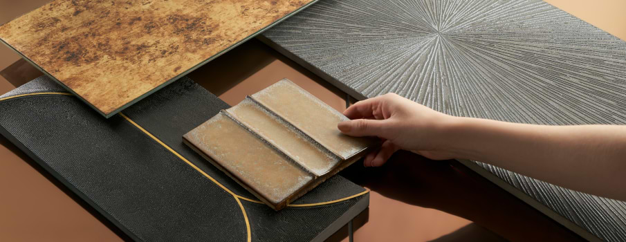 Metallic Colored Tiles
