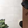 Ristretto Ice White 12X24 Matte Porcelain Tile; in White Porcelain; for Backsplash, Bathroom Floor, Bathroom Wall, Commercial Floor, Floor Tile, Kitchen Floor, Kitchen Wall, Outdoor Floor, Outdoor Wall, Shower Wall, Wall Tile; in Style Ideas Craftsman, Farmhouse, Transitional