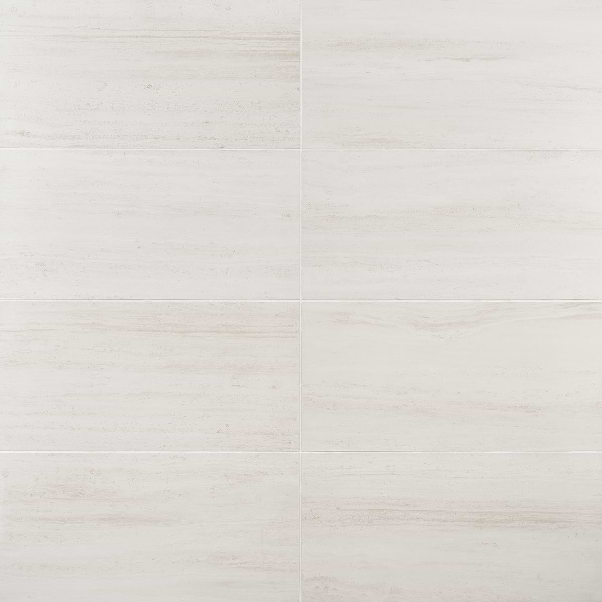 Nashville White 12x24 Travertine Look Matte Porcelain Tile