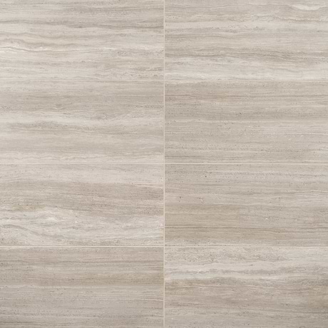 Nashville Taupe 12x24 Travertine Look Matte Porcelain Tile