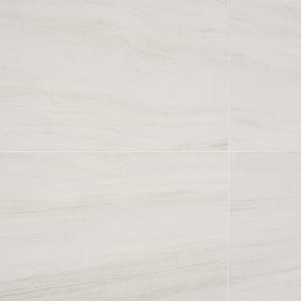 Nashville White 24x48 Travertine Look Matte Porcelain Tile