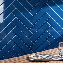 Colorplay Nautical Blue 4.5x18 Crackled Glossy Ceramic Tile
