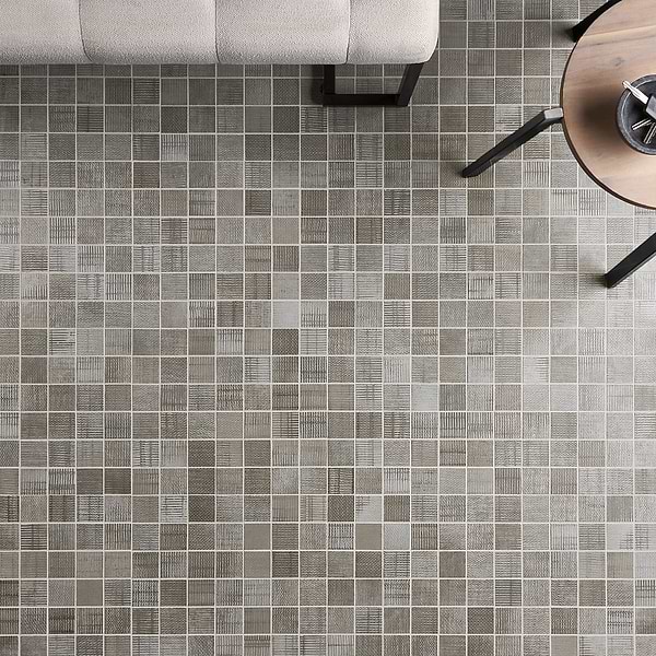 Ristretto Dark Gray 2x2 Matte Porcelain Mosaic Tile