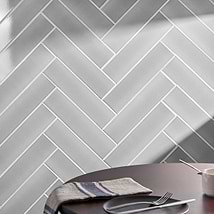 Colorplay Gray 4.5x18 Crackled Glossy Ceramic Tile