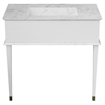 Classic Collection 36"  Carrara and White Vanity