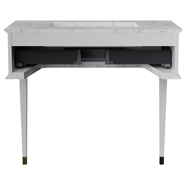 Classic Collection 36"  Carrara and White Vanity