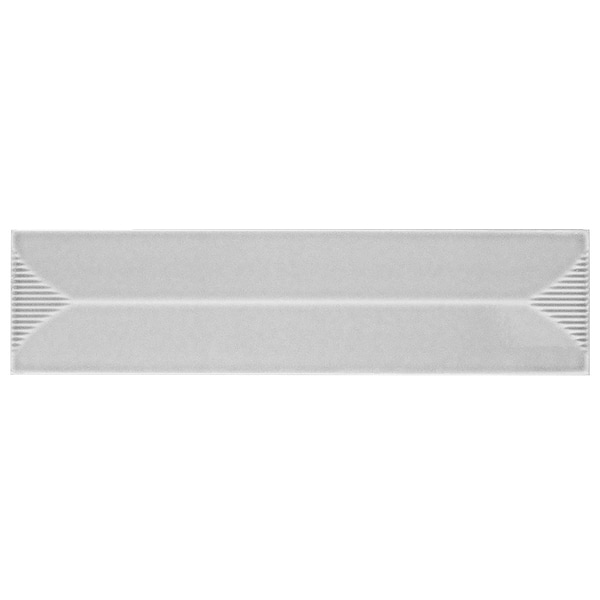 Colorplay Inflex Gray 4.5x18 3D Crackled Glossy Ceramic Tile