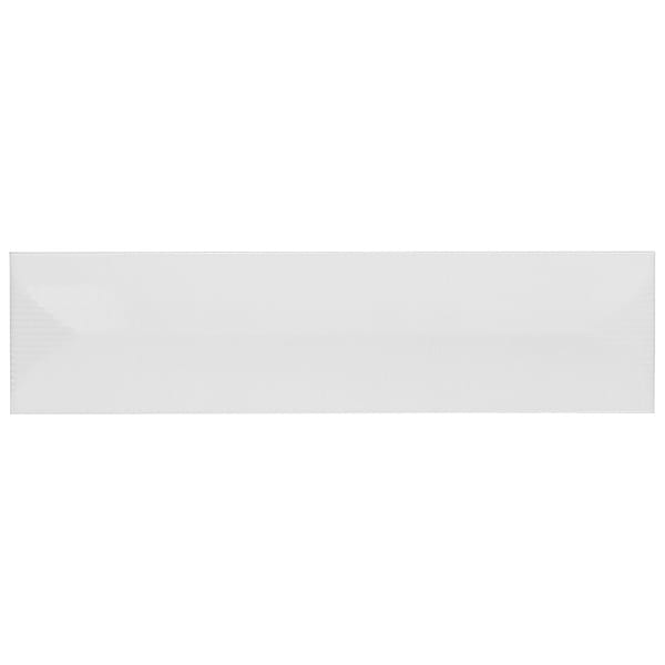 Colorplay Inflex White 4.5x18 3D Crackled Glossy Ceramic Tile